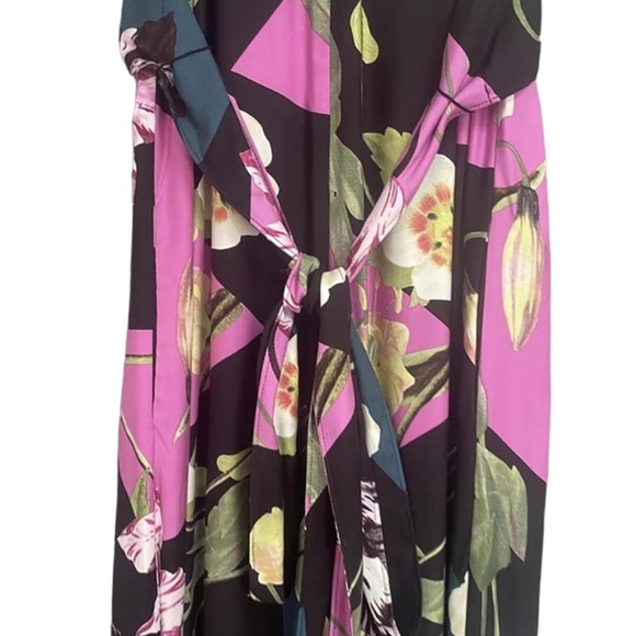Ted Baker Maudee Printed Halter Neck Wide Leg Floral Jumpsuit Viscose - Picture 8 of 16